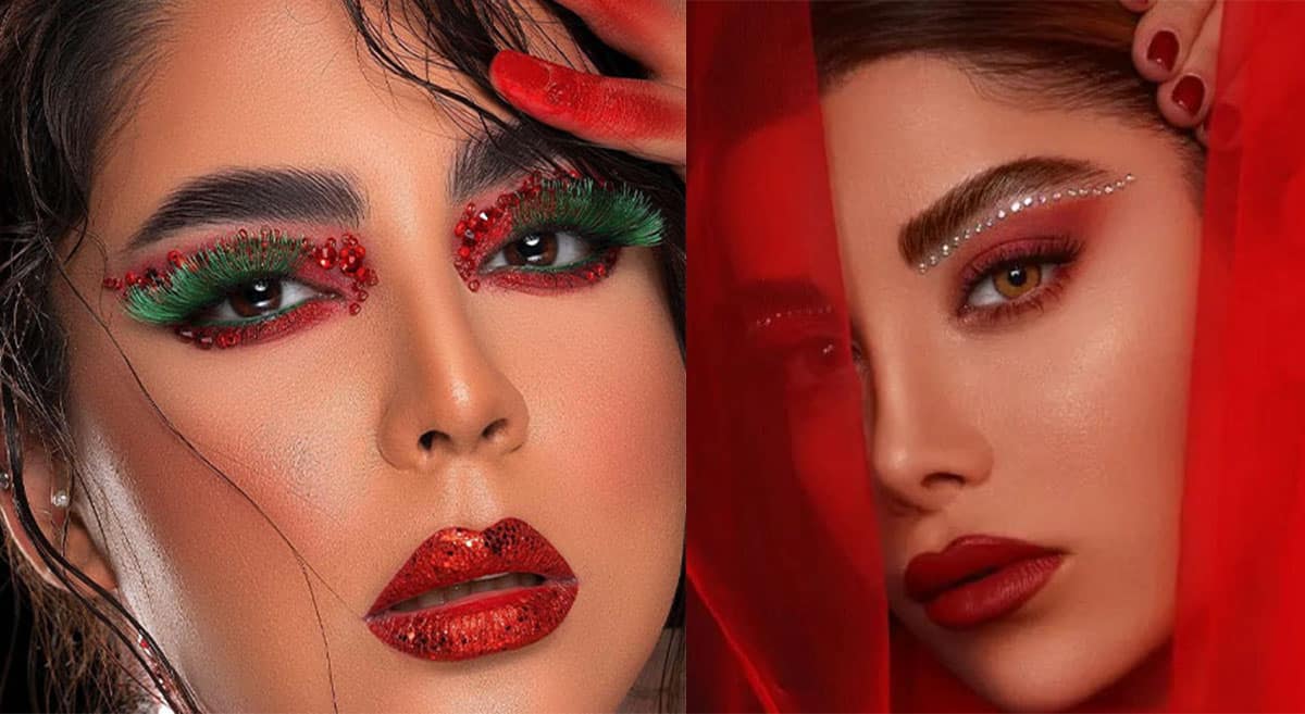 رژ لب مناسب میکاپ یلدایی